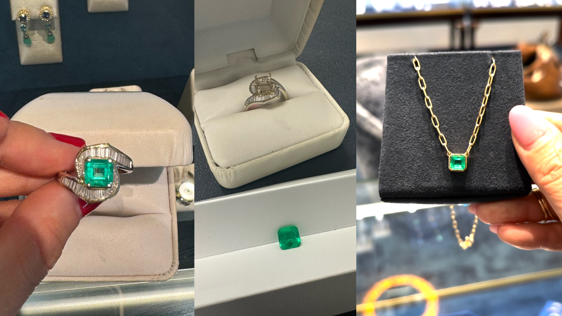 A Love Set in Stone: The Journey of a Custom Emerald Pendant