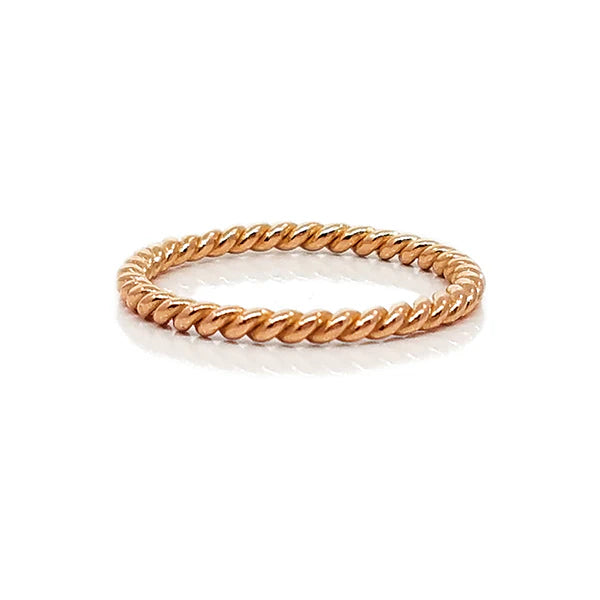 18K Rose Gold Sona Rope Band
