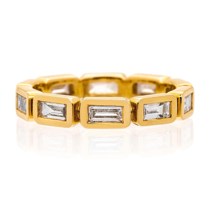 18K Yellow Gold Simone Diamond Eternity Ring
