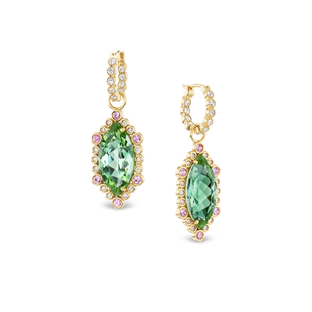 18k-yellow-gold-neon-green-tourmaline-pink-sapphire-and-diamond-earrings