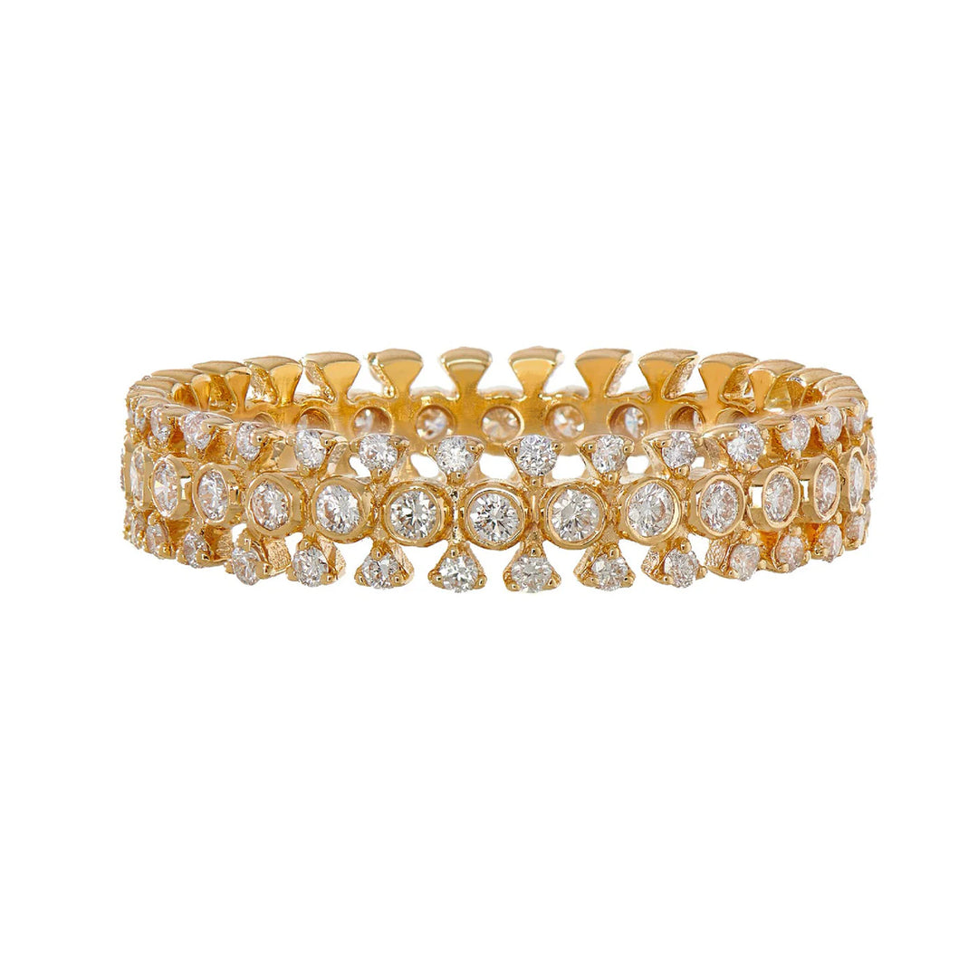 18K Yellow Gold Adele Diamond Band