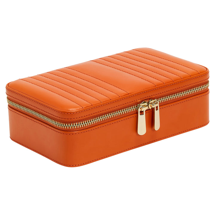 Maria, Medium Tangerine Zip Case
