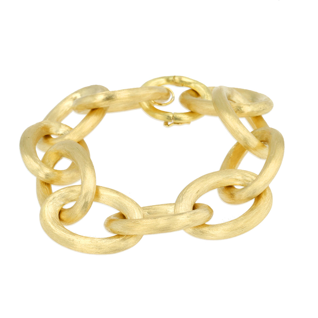 18K Yellow Gold Link Bracelet