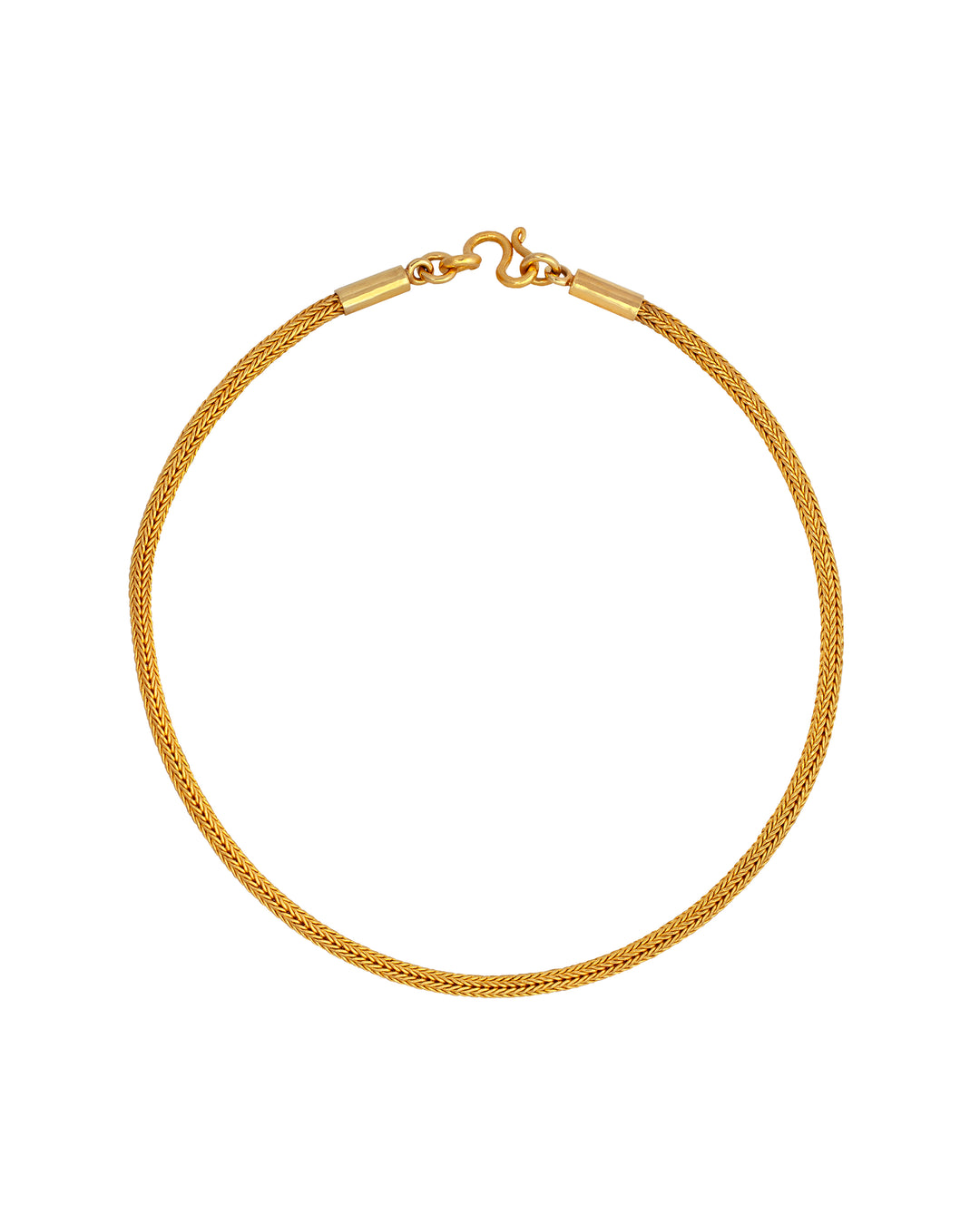 22K Yellow Gold Necklace "Woven Beauty"