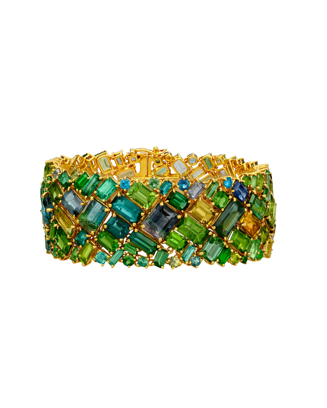 18k Yellow Gold California Tourmaline Bracelet