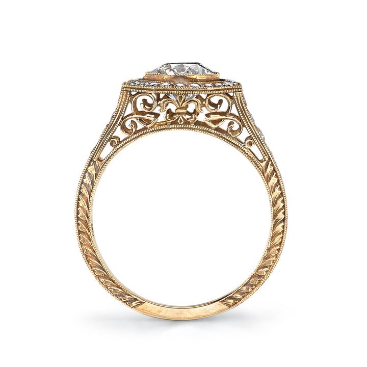 18K Yellow Gold McKenna Old European Cut Diamond Ring