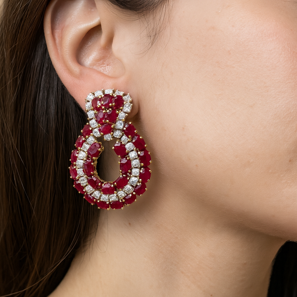 Ruby Earrings