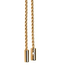 18K Yellow Gold &  Diamond Lariat-Style Aria Necklace