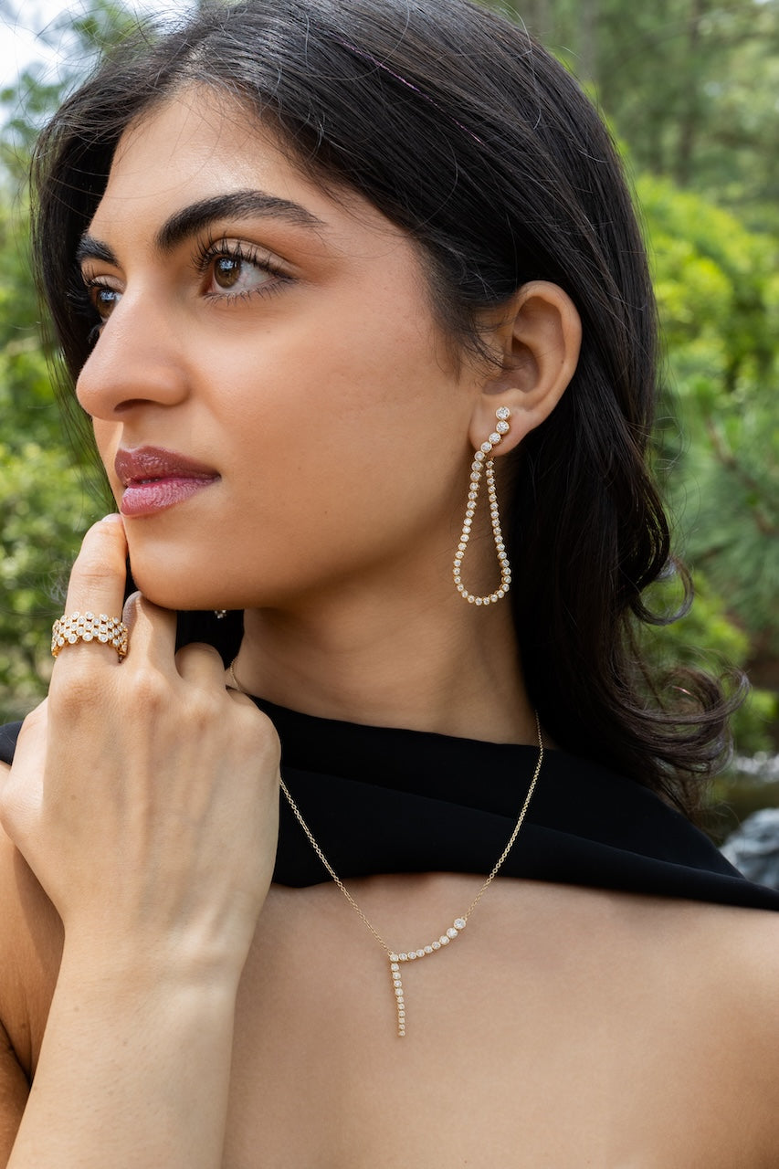 18K Yellow Gold Amazonia Diamond Necklace