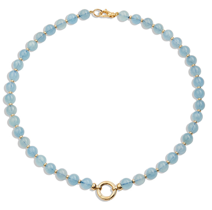 18K Yellow Gold and Aquamarine Limited Edition Story Strand Necklace