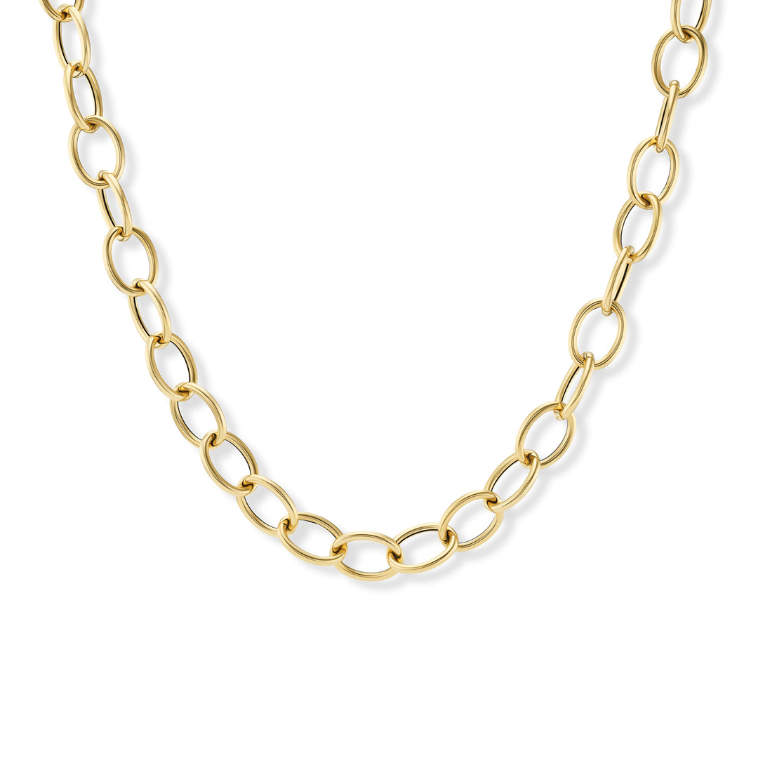 18K Yellow Gold 36" Hollow Chain