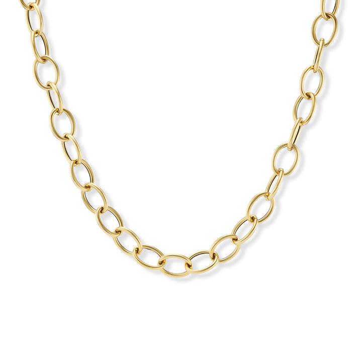 18K Yellow Gold 36" Hollow Chain