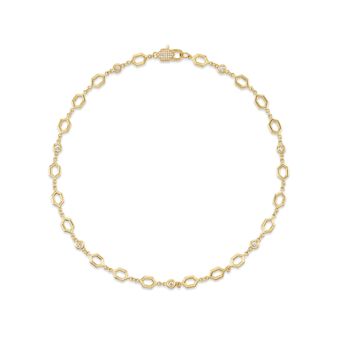 18k-yellow-gold-large-hexagon-and-diamond-bezel-necklace