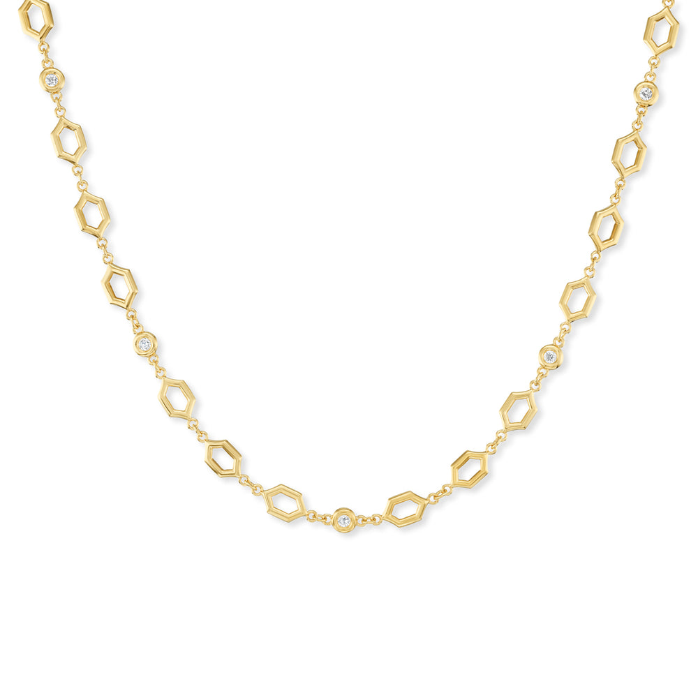 18k-yellow-gold-large-hexagon-and-diamond-bezel-necklace-close-up