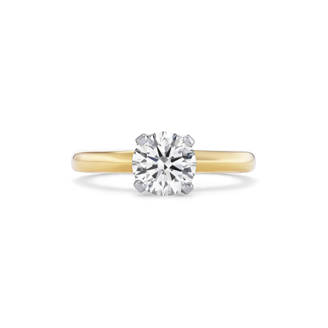 18K Yellow Gold Nolita Engagement Ring Stone
