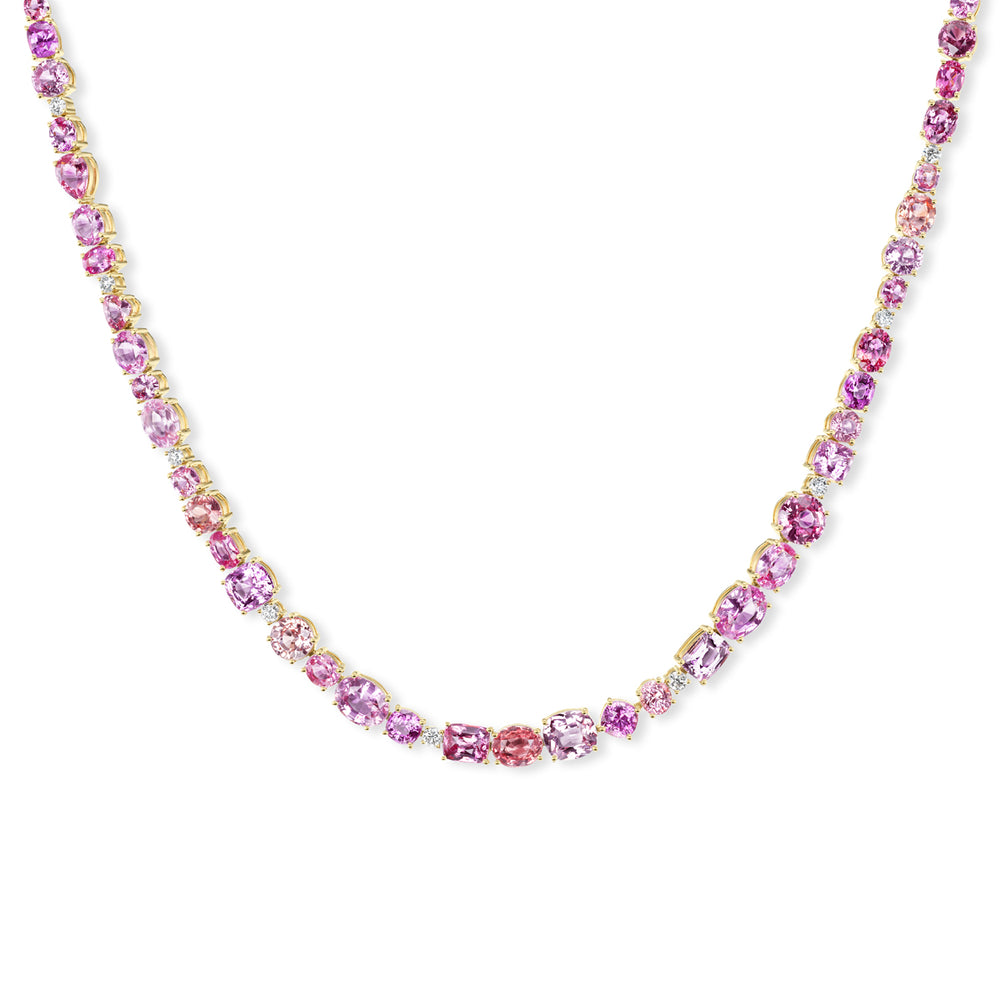18k-yellow-gold-padparadscha-sapphire-multi-shaped-tennis-necklace-close-up