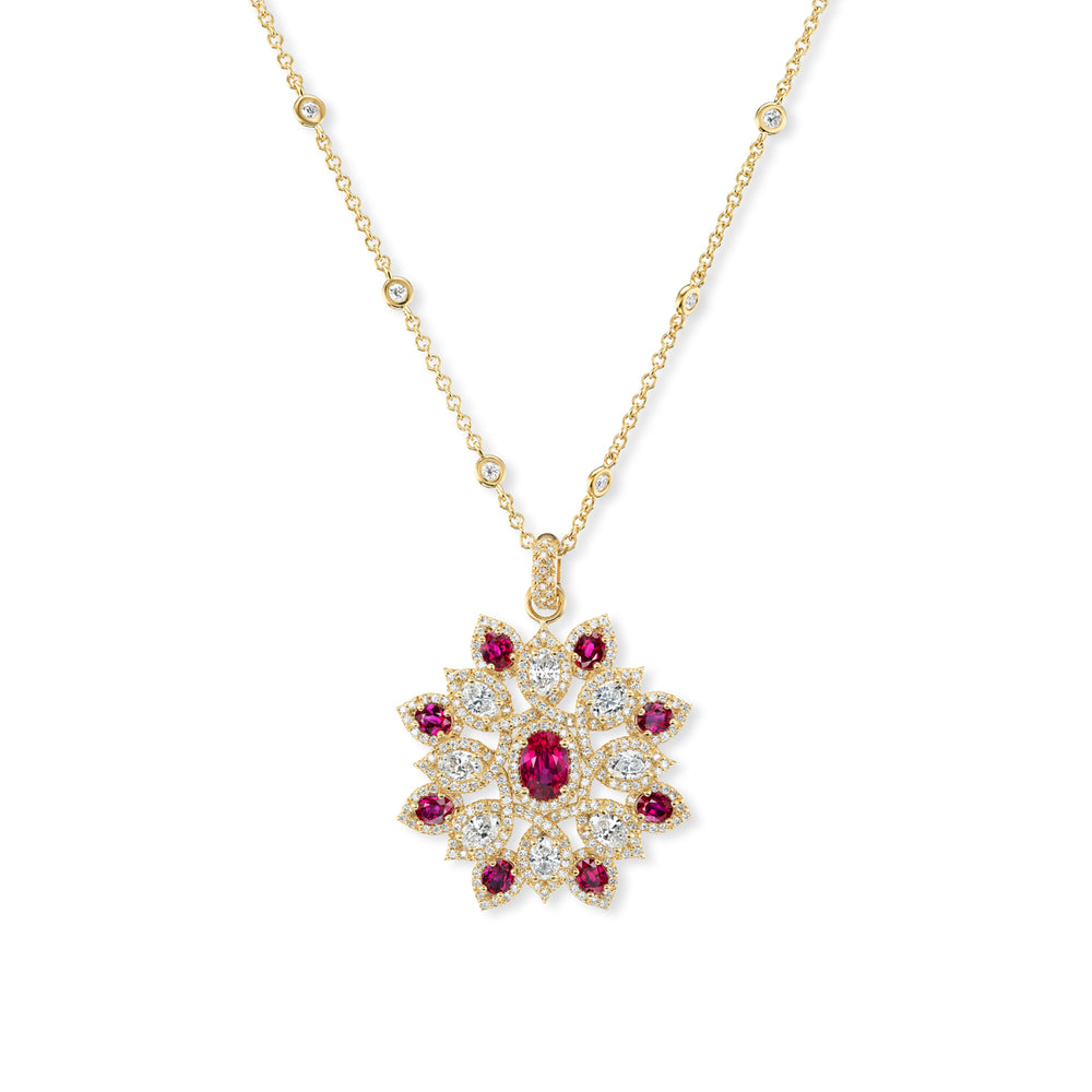 18k-yellow-gold-ruby-and-diamond-flower-pendant