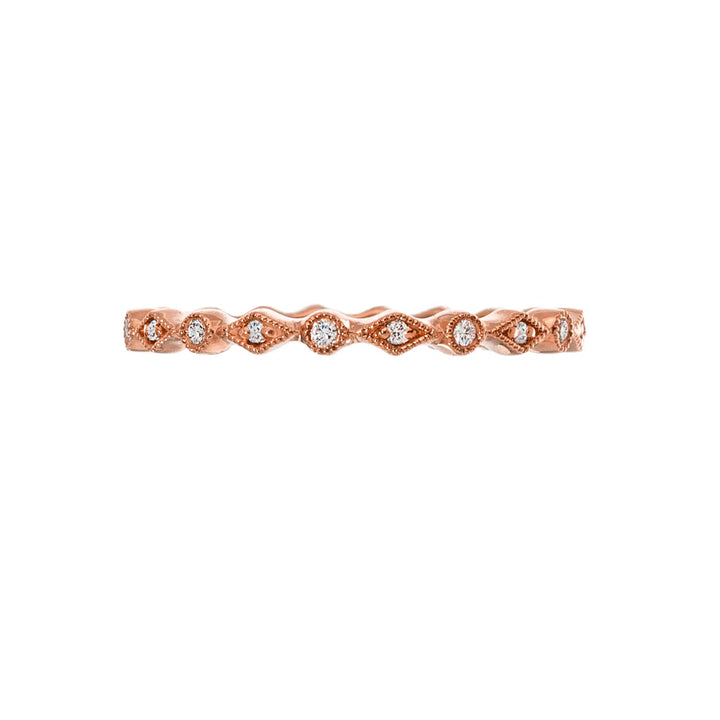 18K Rose Gold Isabella Diamond Band