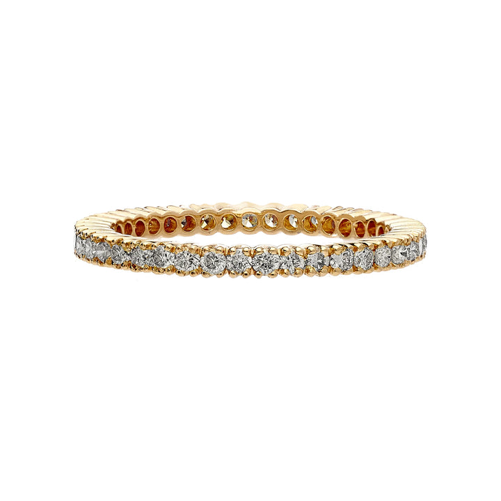 18K Yellow Gold Diamond Eternity Band