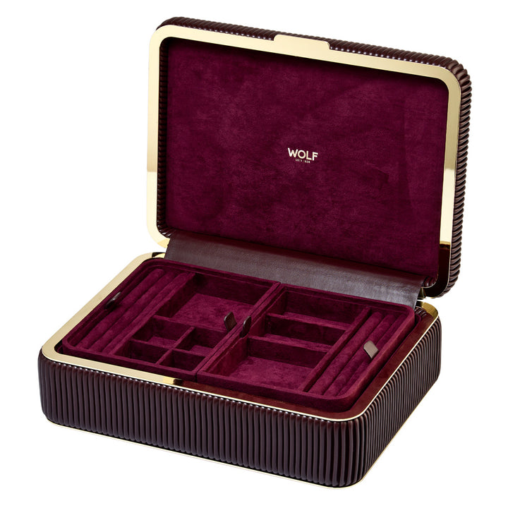 Bella Bordeaux Medium Jewelry Box