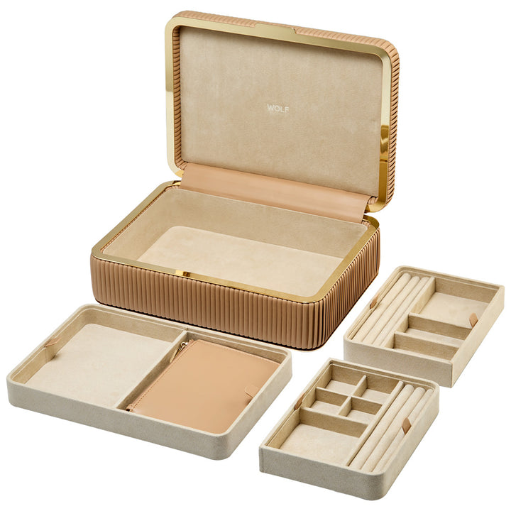 Bella Medium Jewelry Box in Mocha
