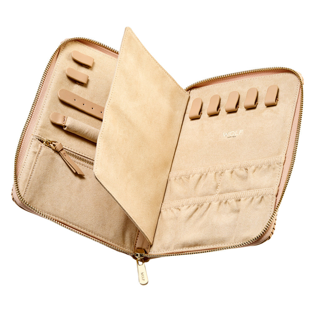 Compact yet Spacious!  Bella Jewelry Portfolio in Mocha