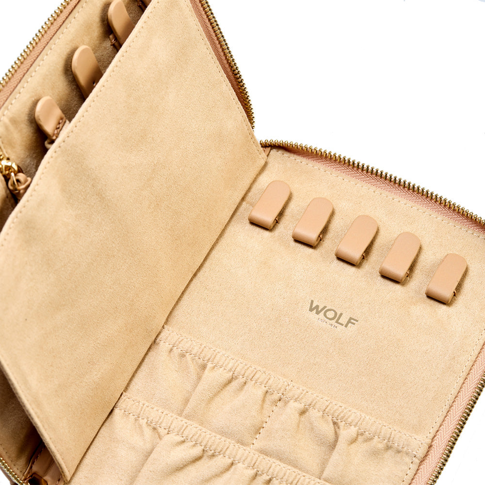 Compact yet Spacious!  Bella Jewelry Portfolio in Mocha