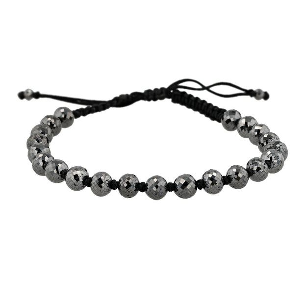 Black Silk Black Diamond Bracelet