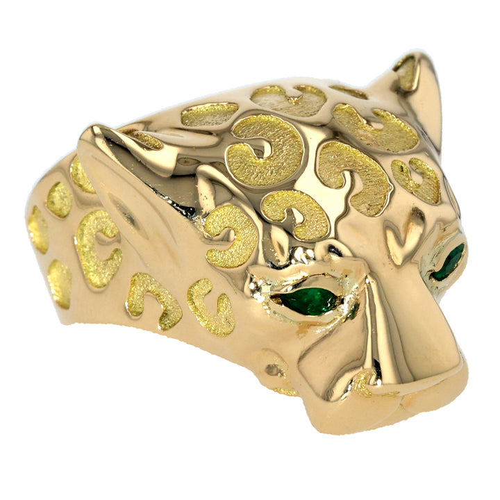 18K Yellow Gold Jaguar Ring