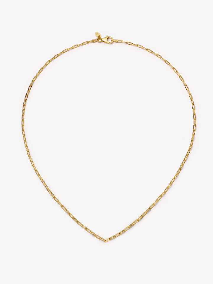 14K YG Large Heart Locket and Chain