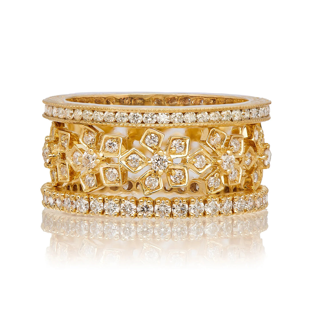 18K Yellow Gold Diamond Eternity Band