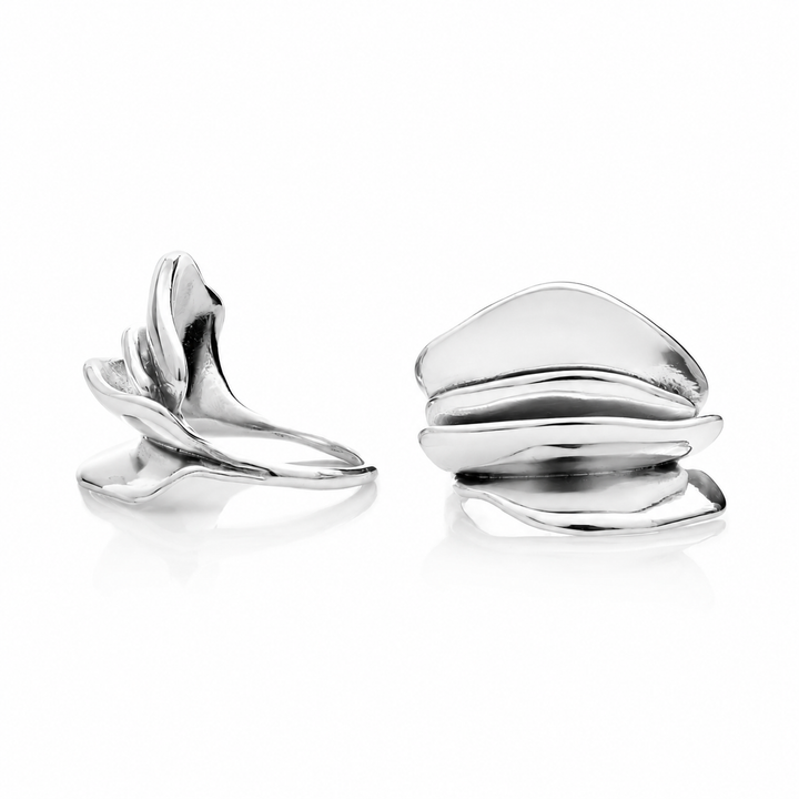 Sterling Silver Ranunculus Ring
