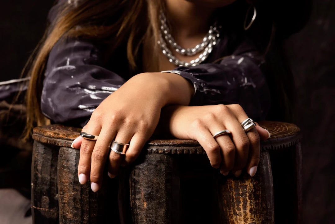 Sculptural Sterling Silver "Bao" Ring