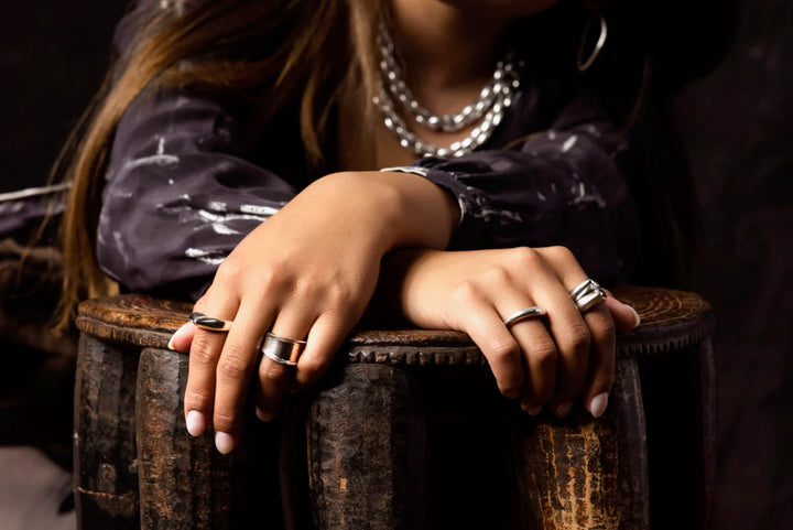 Sculptural Sterling Silver "Bao" Ring