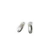 Sterling Silver Faultline Hoop Earrings