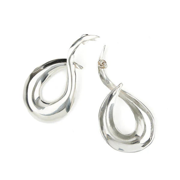 Sterling Silver Smoke Earrings