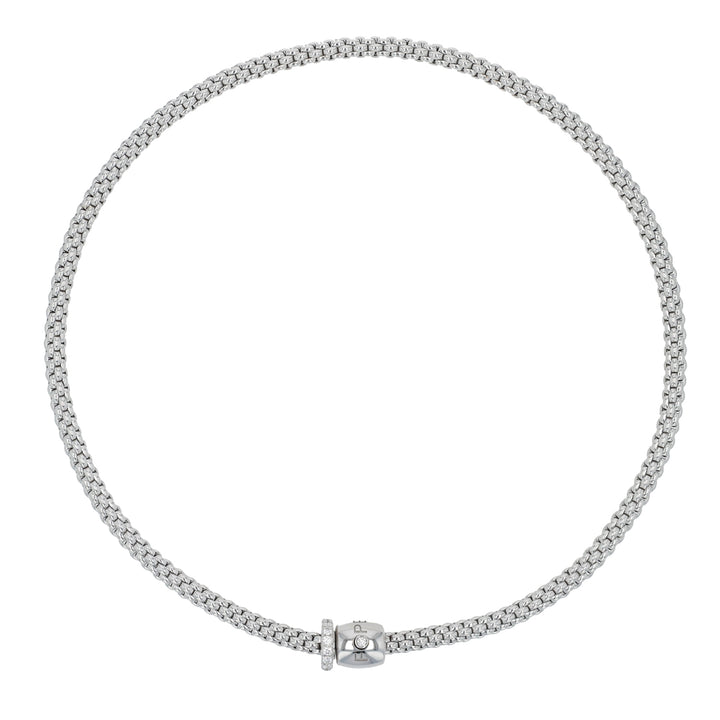 18K White Gold Flex-It Diamond Necklace