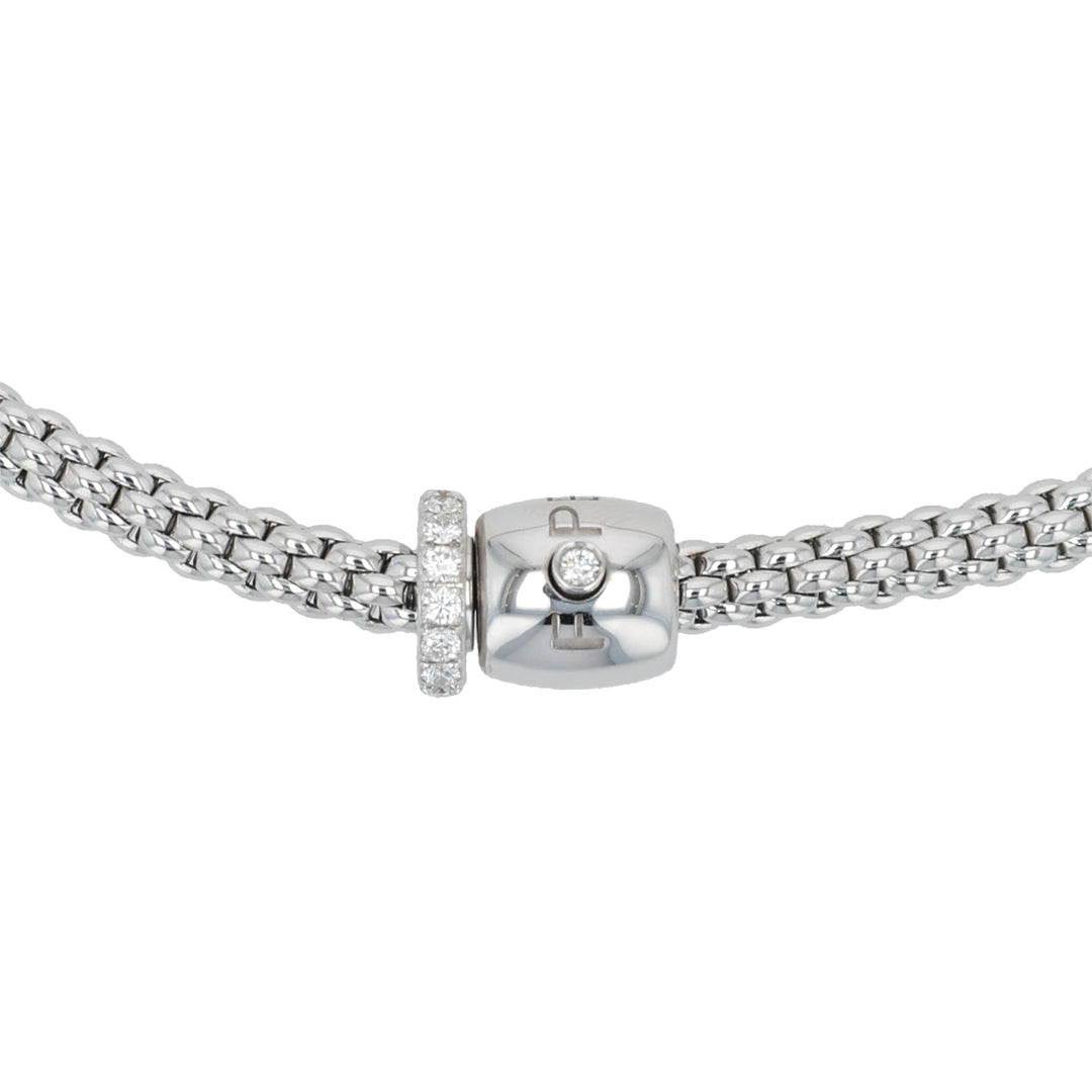 18K White Gold Flex-It Diamond Necklace