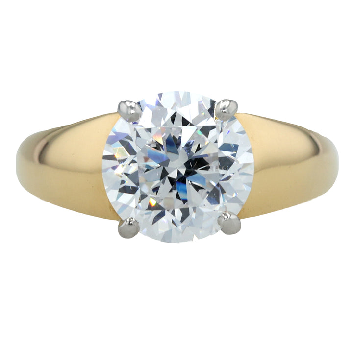 18K Yellow Gold Modern Madison Engagement Ring