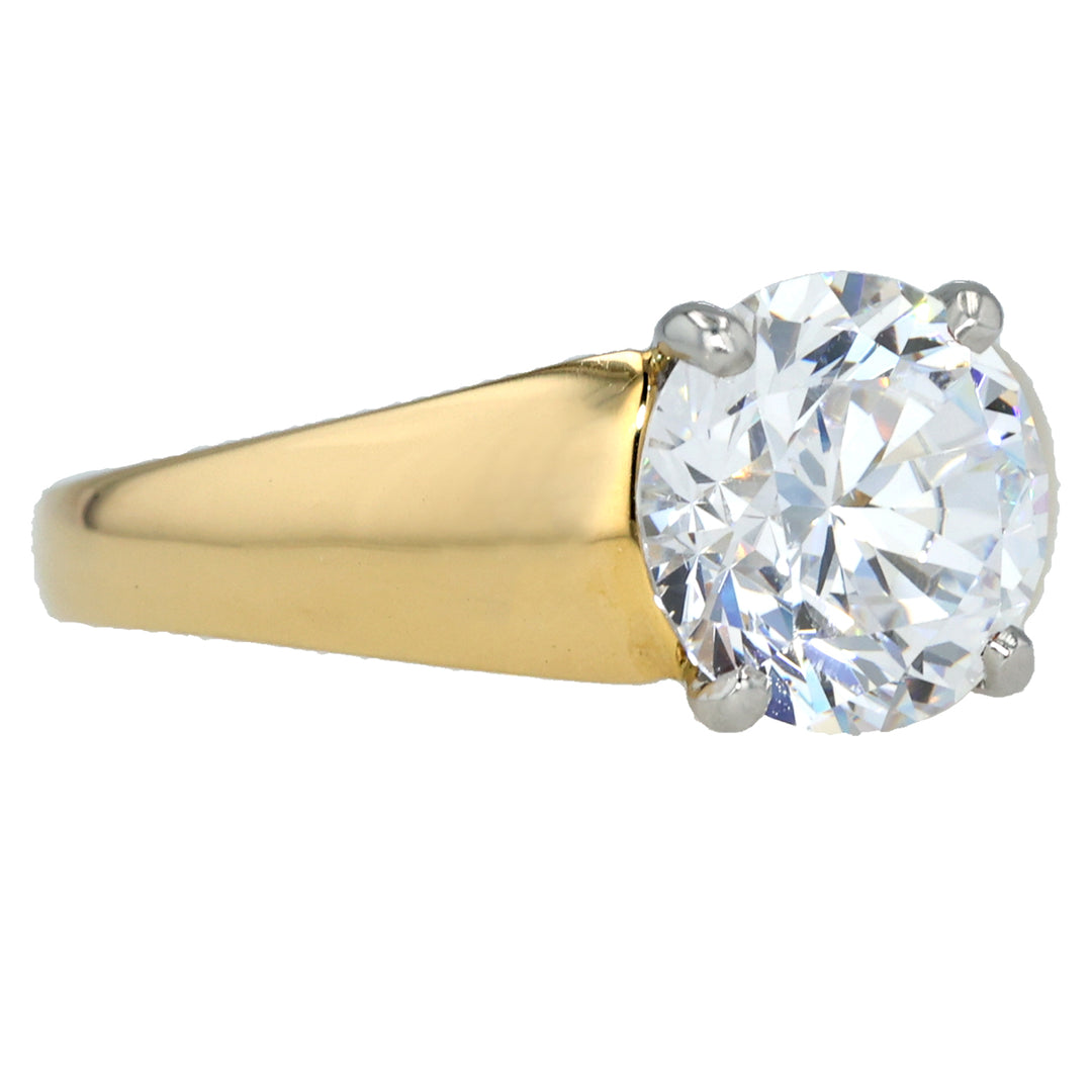 18K Yellow Gold Modern Madison Engagement Ring