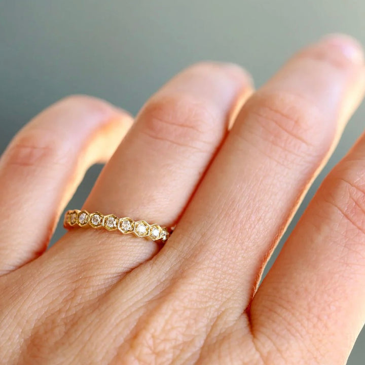 18K Yellow Gold Regency Diamond Eternity Band