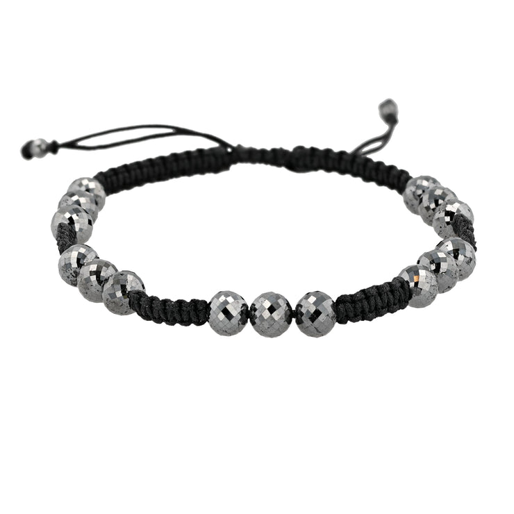 Black Silk Black Diamond Bracelet