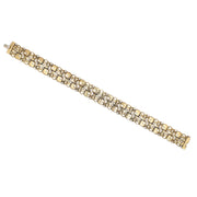 18K Yellow Gold Little Windows Diamond Bracelet