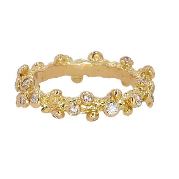 18K Yellow Gold Golden Glow Diamond Ring