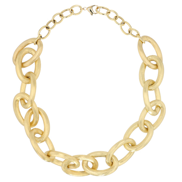 18K Yellow Gold Link Necklace
